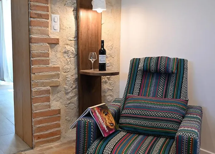 בית נופש Le Refuge De Labastide-de-Lévis